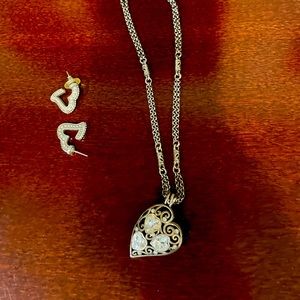 Necklace and earrings